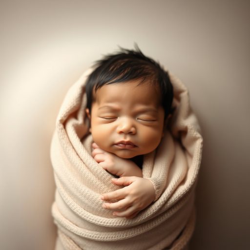 AI-generated future baby portrait