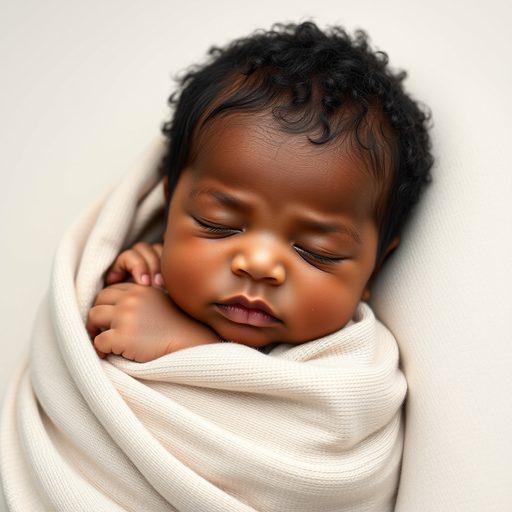 AI-generated future baby portrait